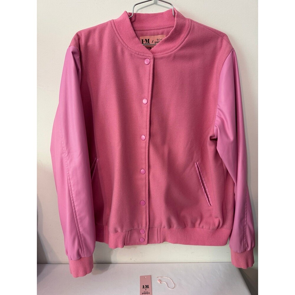PAPAYA HILARY MACMILLAN THE BIRDS VARSITY JKT 1x nwt